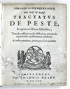 DIEMERBROECK, IJSBRAND VAN. Tractatus de peste.  1665